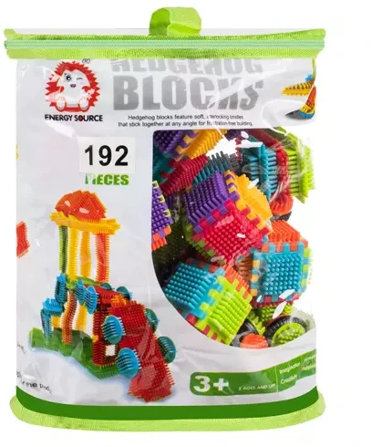 Kruzzel Statybiniai blokeliai - ežiukai 192vnt