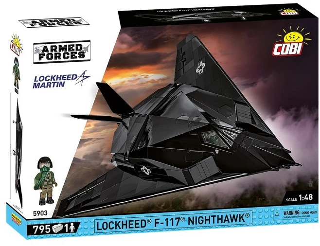 Cobi „Lockheed F-117 Nighthawk 795“ blokai