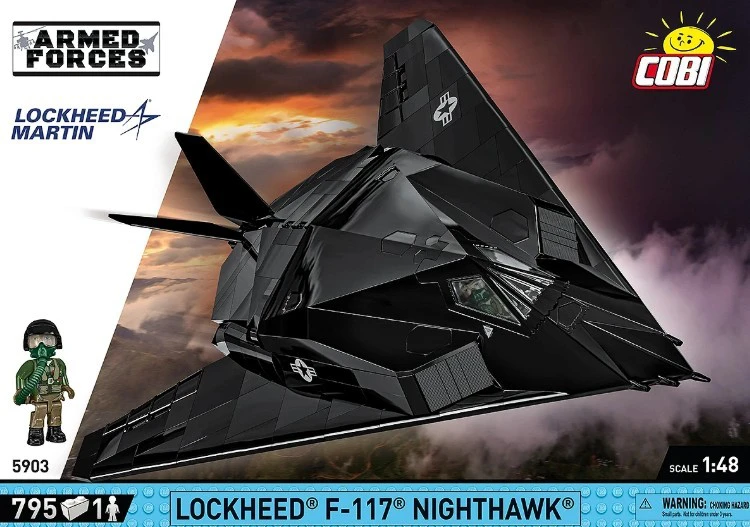 Cobi „Lockheed F-117 Nighthawk 795“ blokai