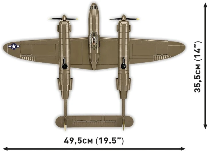 Cobi Klocki „Lockheed P-38H Lightning“ pagalvėlės