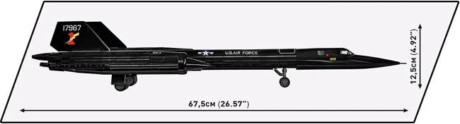 Klocki „Lockheed SR-71“ lėktuvo blokai – 1374 vnt.