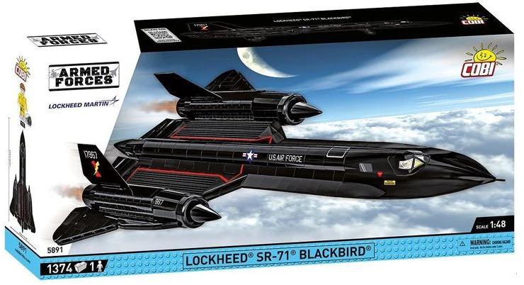 Klocki „Lockheed SR-71“ lėktuvo blokai – 1374 vnt.