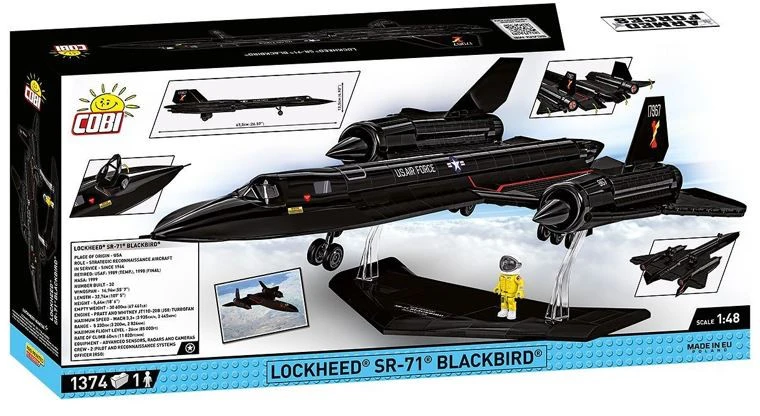Klocki „Lockheed SR-71“ lėktuvo blokai – 1374 vnt.