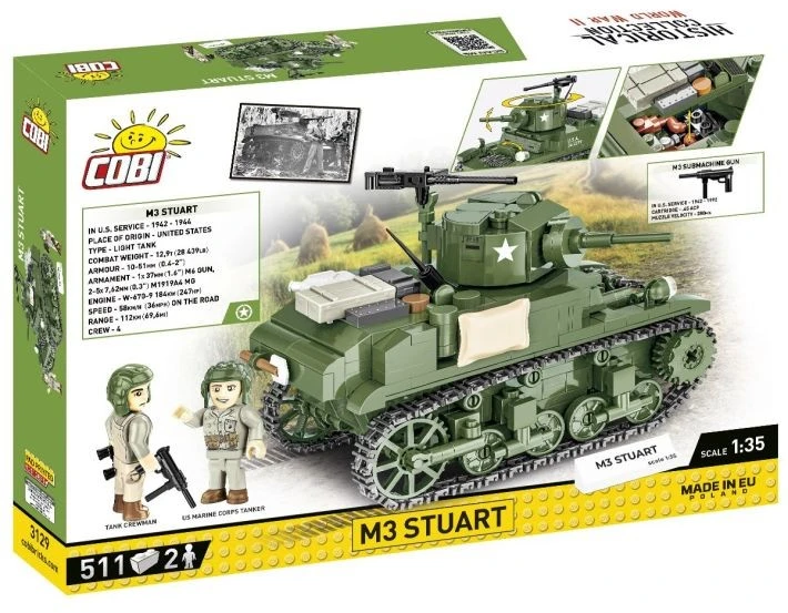 Cobi M3 Stuart 511 plytos