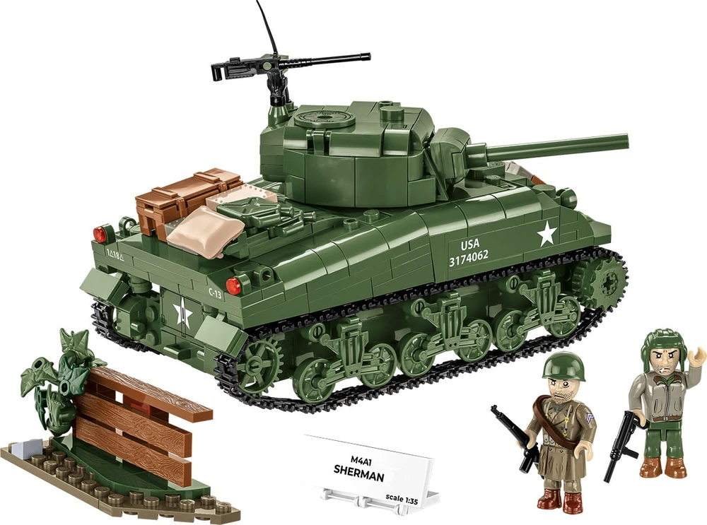 Cobi Klocki M4A1 Sherman 663 blokai