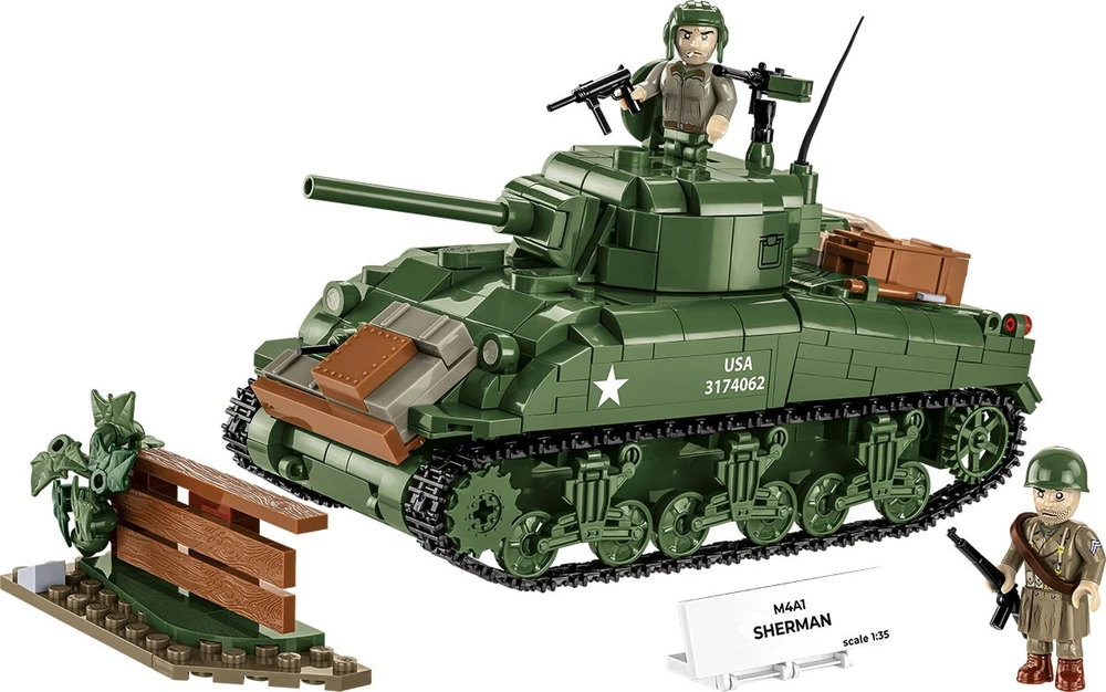 Cobi Klocki M4A1 Sherman 663 blokai