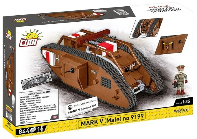 COBI Mark V „Male“ tanko konstruktorius, 1:35, 844 detalės
