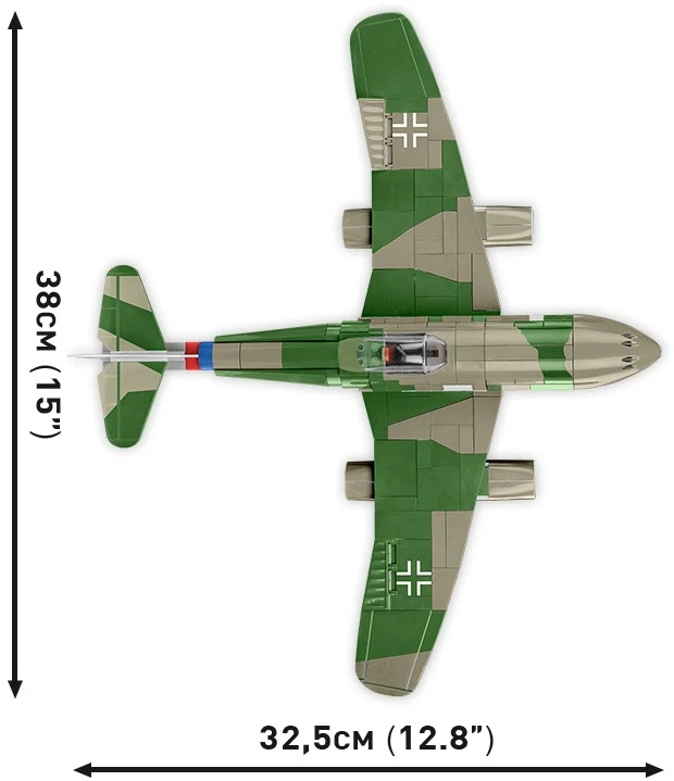 Cobi HC WWII 5721 Samolot Messerschmitt ME 262A-1A 390 kl.