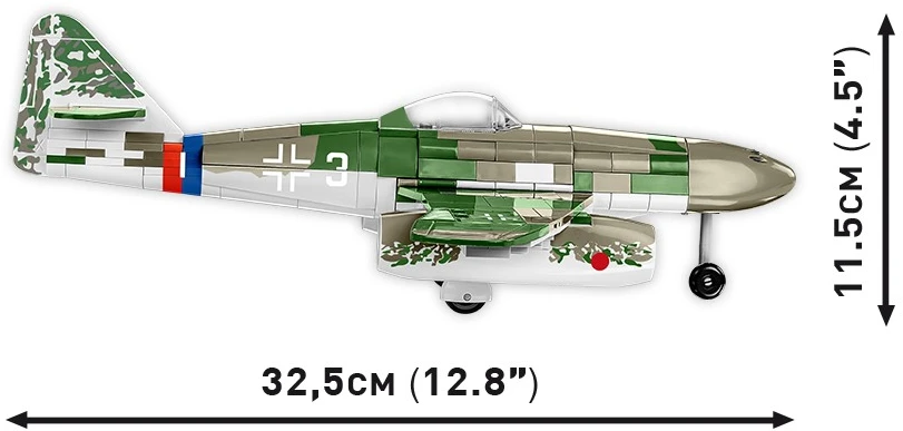 Cobi HC WWII 5721 Samolot Messerschmitt ME 262A-1A 390 kl.