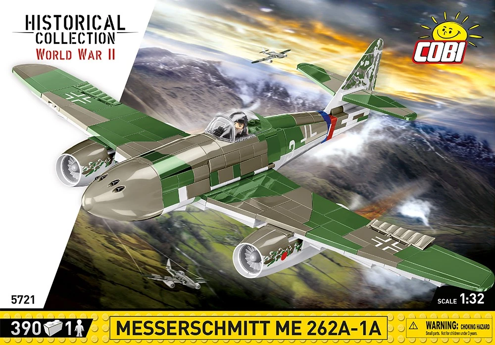 Cobi HC WWII 5721 Samolot Messerschmitt ME 262A-1A 390 kl.