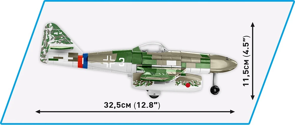 Cobi HC WWII 5721 Samolot Messerschmitt ME 262A-1A 390 kl.