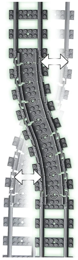 Klocki Miesto blokai 60205 Tracks