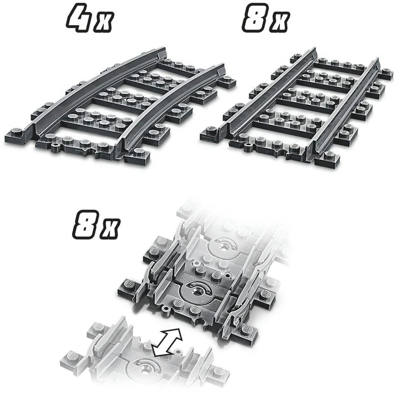 Klocki Miesto blokai 60205 Tracks