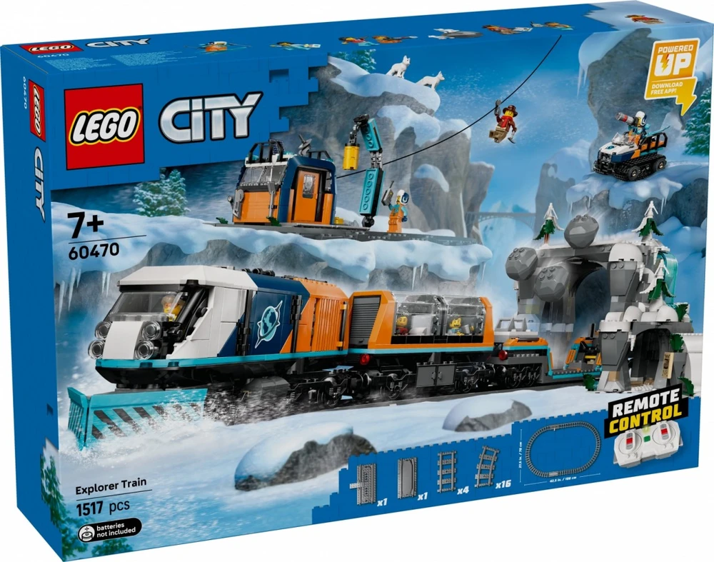 LEGO® City Tyrinėtojų poliarinis ekspresas (60470)