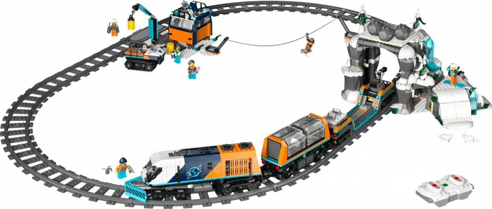 LEGO® City Tyrinėtojų poliarinis ekspresas (60470)