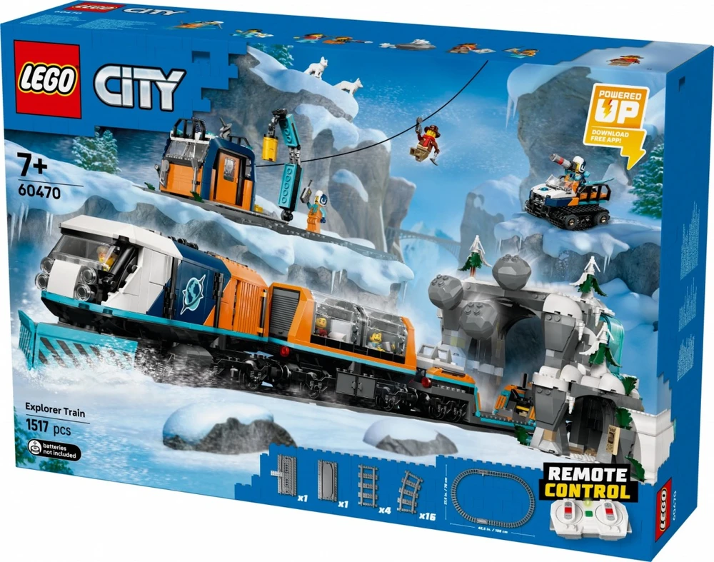 LEGO® City Tyrinėtojų poliarinis ekspresas (60470)