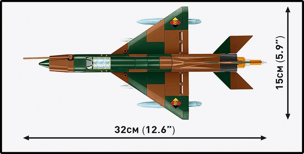 Cobi Klocki Mig 21 blokai 396 blokai