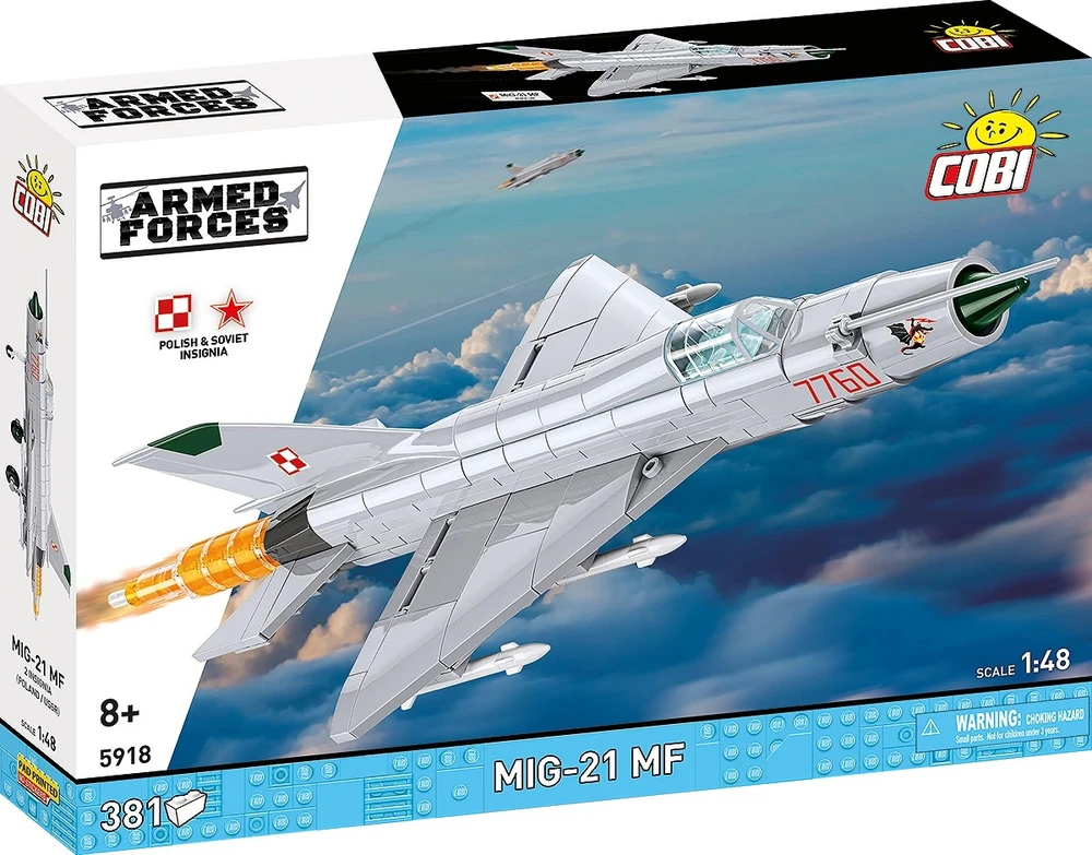 Cobi Klocki Mig-21 mf blokai 381 blokai