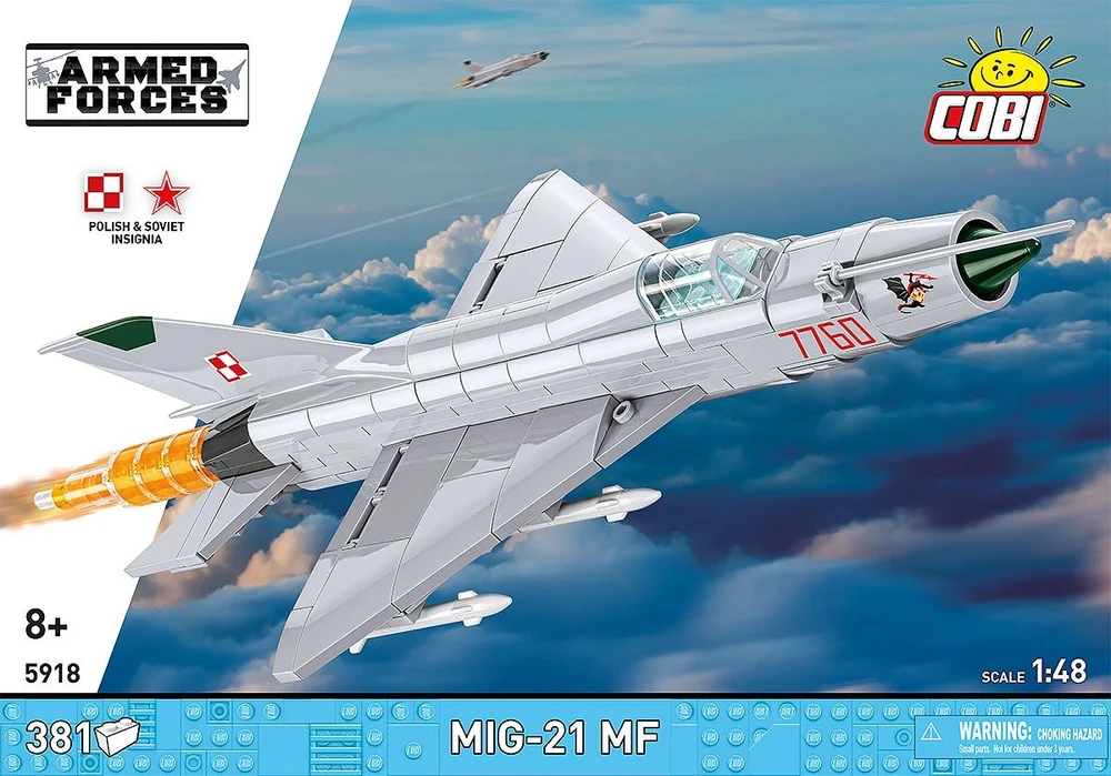 Cobi Klocki Mig-21 mf blokai 381 blokai