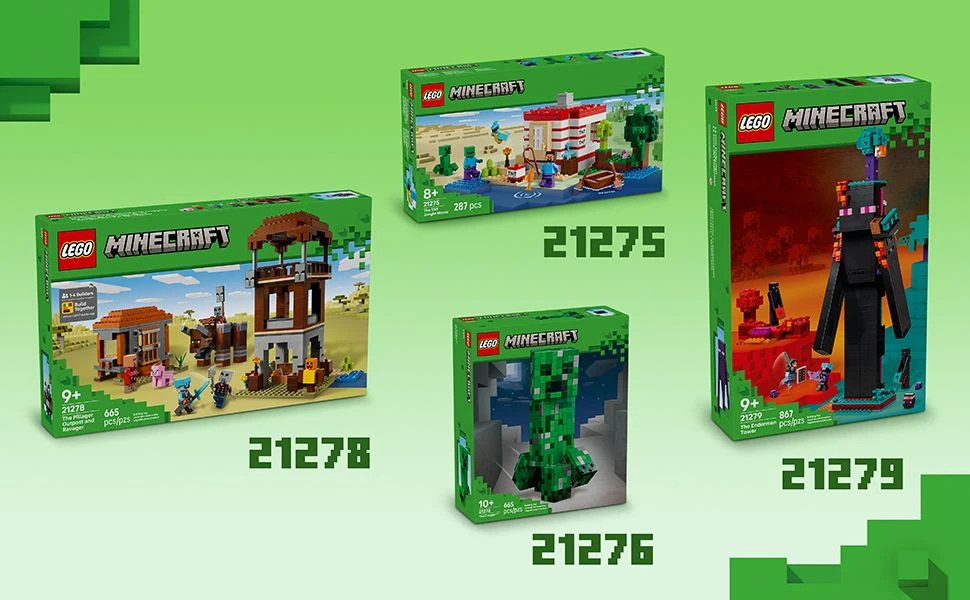 Klocki Minecraft 21277 Kirtiklių kasykla