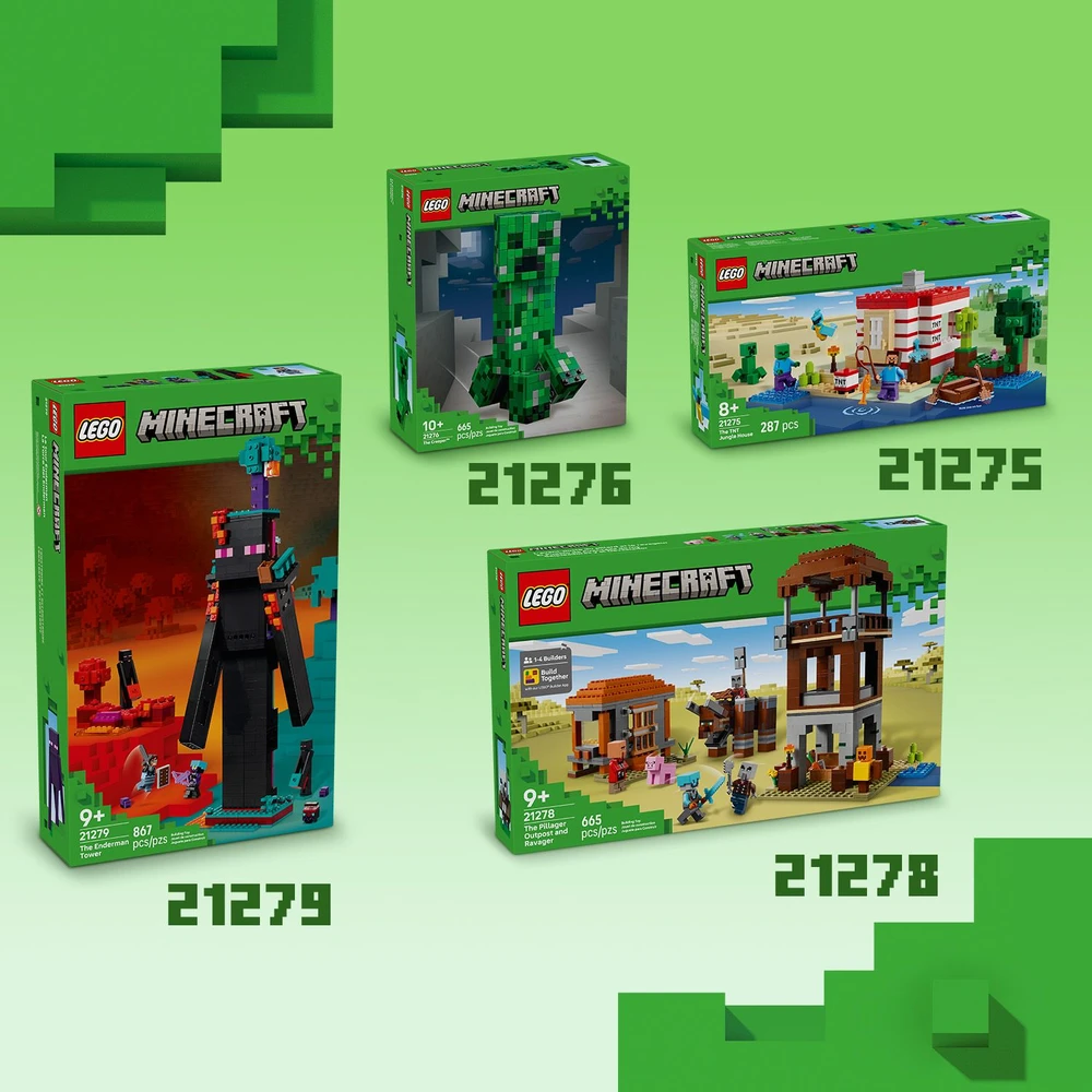 Klocki Minecraft 21277 Kirtiklių kasykla
