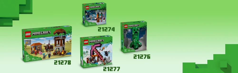 Klocki Minecraft blokeliai 21279 Enderman bokštas