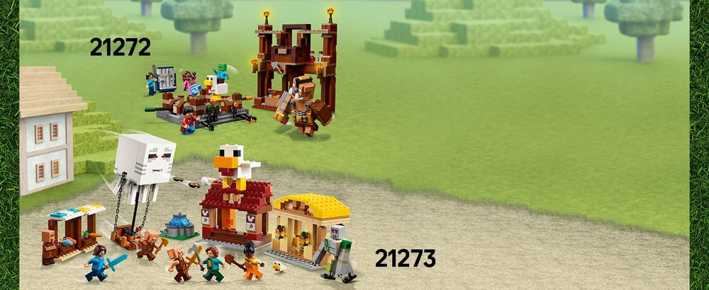 Klocki „Minecraft“ blokuoja 21273 balionų vaiduoklio ataką kaime