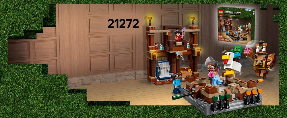Klocki „Minecraft“ blokuoja 21273 balionų vaiduoklio ataką kaime