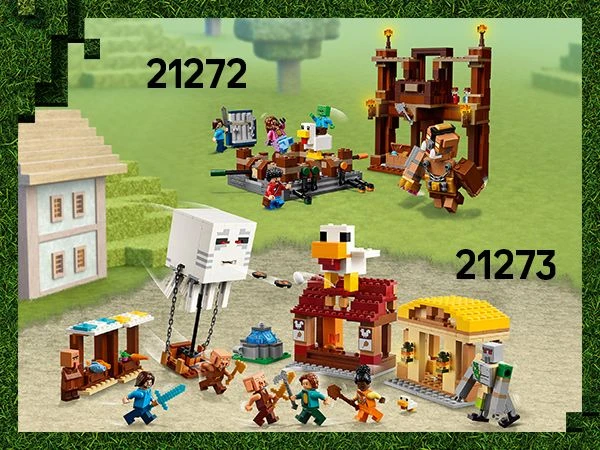 Klocki „Minecraft“ blokuoja 21273 balionų vaiduoklio ataką kaime