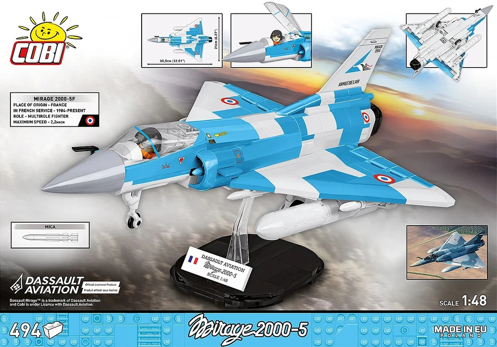 Cobi Klocki Mirage 2000-5 blokai