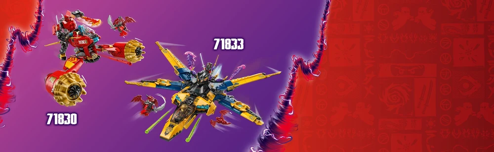 Klocki Ninjago 71830 Kai audros raitelio robotas