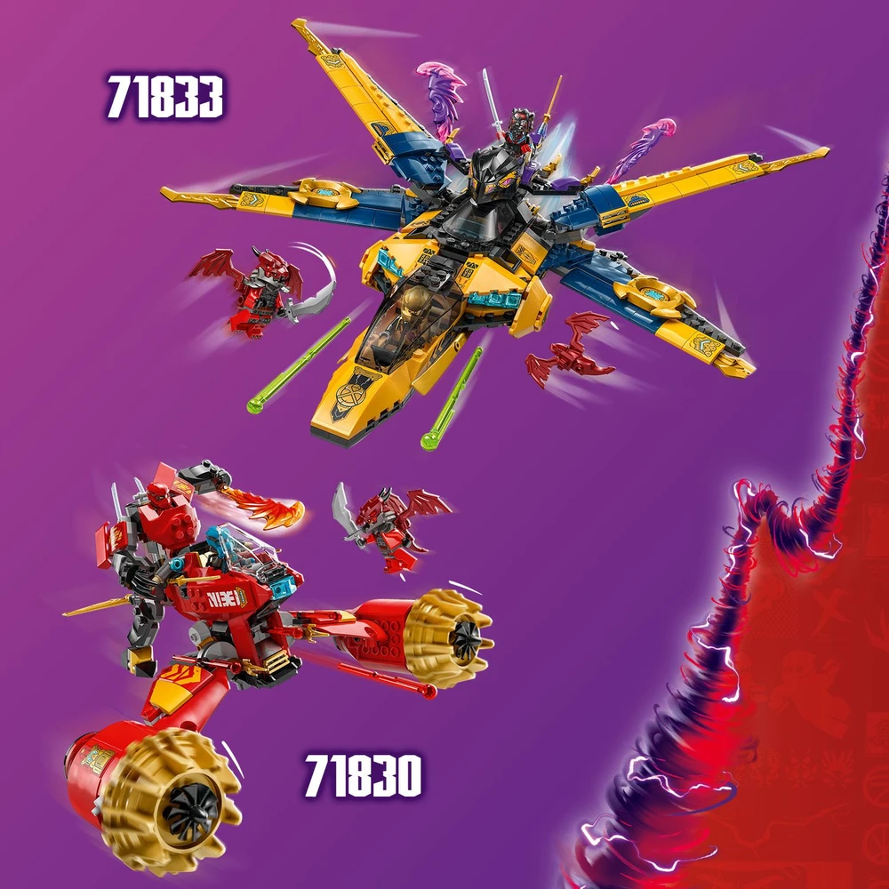 Klocki Ninjago 71830 Kai audros raitelio robotas