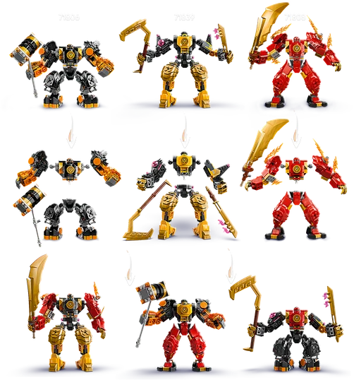 Klocki Ninjago blokai 71839 Arina spinjitzu kovos mechanizmas