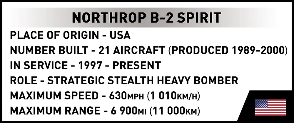 Cobi Klocki Northrop B-2 Spirit 1109 klocków