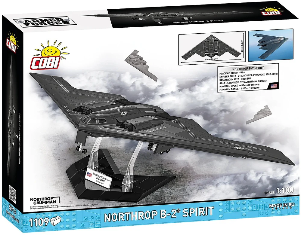 Cobi Klocki Northrop B-2 Spirit 1109 klocków