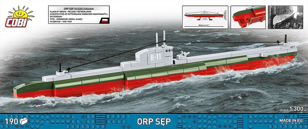 Cobi Klocki Orp Vulture blokai 190 blokų