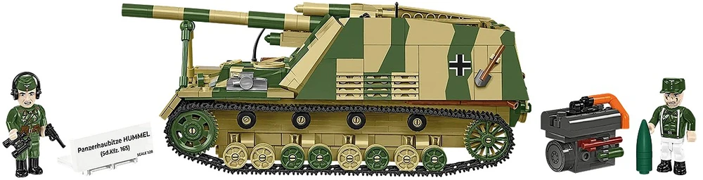 Cobi Klocki Panzehaubitze hummel blokeliai 1118 blokelių