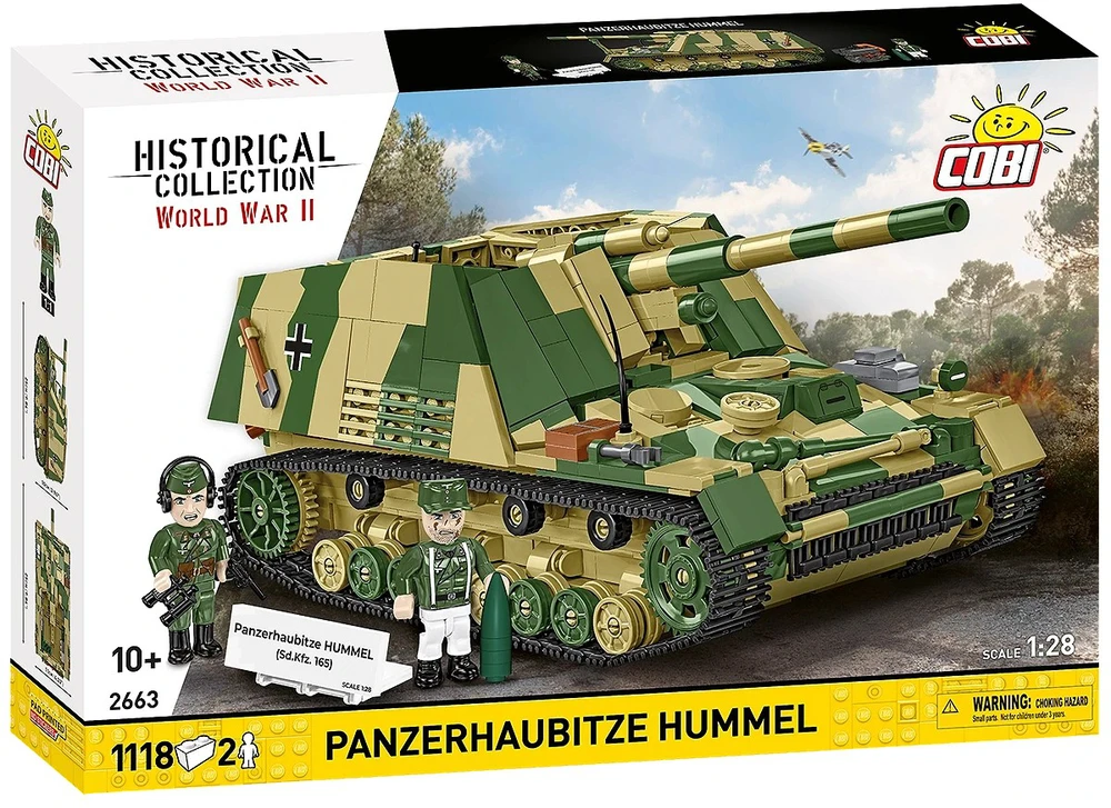 Cobi Klocki Panzehaubitze hummel blokeliai 1118 blokelių