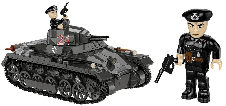 Cobi Klocki Panzer ir Ausf.B blokai 654 vienetai
