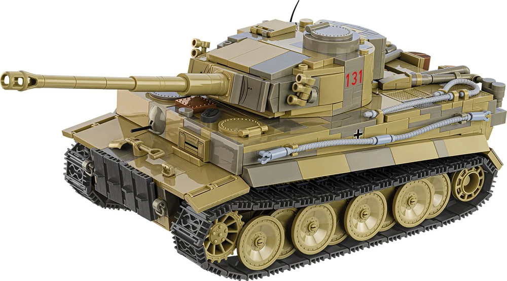 COBI konstruktorius Panzer VI Tiger 131, 1:28, 1275 detalių tankas