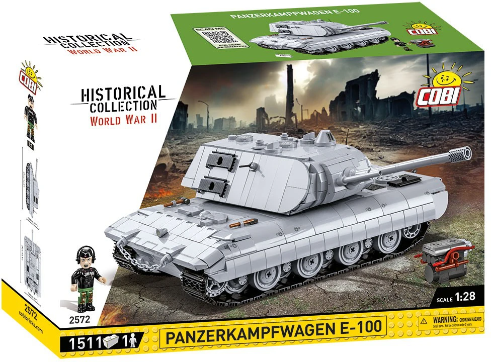 COBI - Konstruktorius Panzerkampfwagen E-100, 1/28, 2572