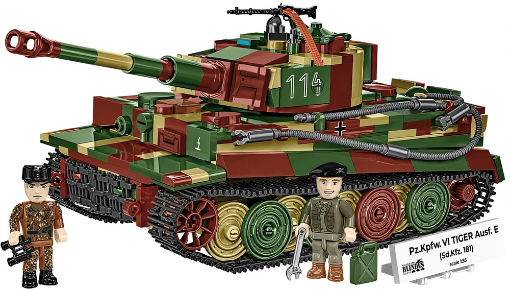 Cobi Klocki Pz.kpfw blokuoja vi tiger ausf. e 870 blokų