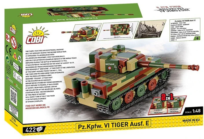 Cobi Klocki Pz.Kpfw. VI Tiger Ausf.E