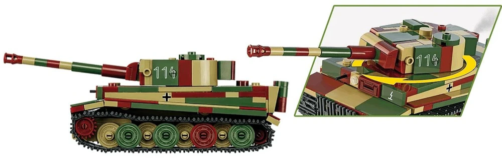 Cobi Klocki Pz.Kpfw. VI Tiger Ausf.E