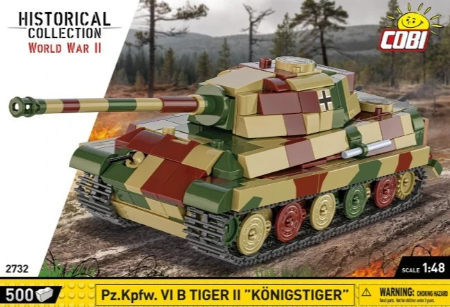 Cobi Klocki Pz.kpfw. vi b tiger ii konigstiger blokai