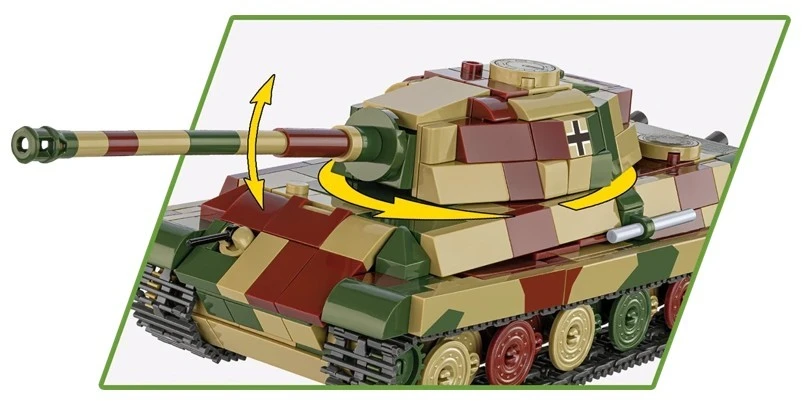 Cobi Klocki Pz.kpfw. vi b tiger ii konigstiger blokai