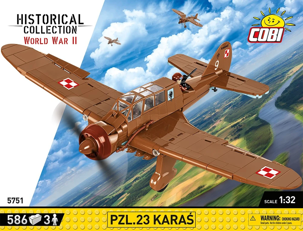Cobi Klocki Pzl.23 kryžiuočių automobilių blokai