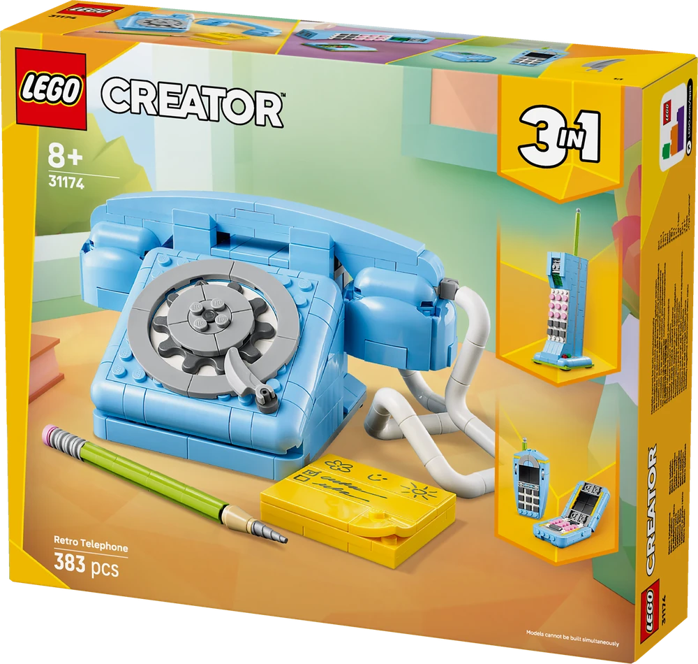 Klocki Retro telefonas „Creator 31174“