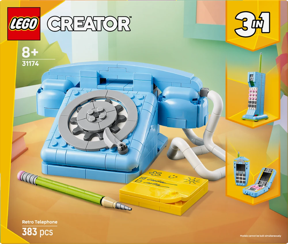 Klocki Retro telefonas „Creator 31174“