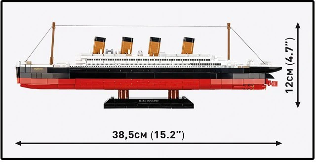 Cobi Klocki RMS Olympic 595 blokai